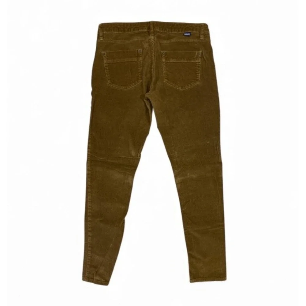 Patagonia Corduroy Bence Brown Pants Women‎ 32 Organic Cotton Fitted Walnut
